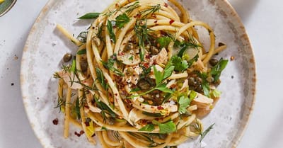 Pasta with Tuna, Capers and Scallions Recipe
