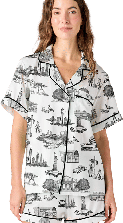 New York Toile Pajama Set