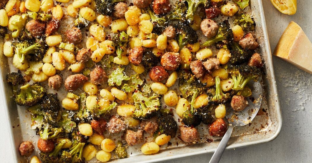 Crispy Gnocchi With Sausage and Broccoli Recipe