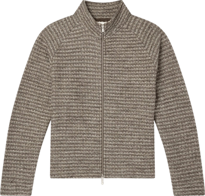 Leisure Wool Zip-Up Sweater