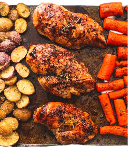 Sheet Pan Balsamic Rosemary Chicken and Vegetables