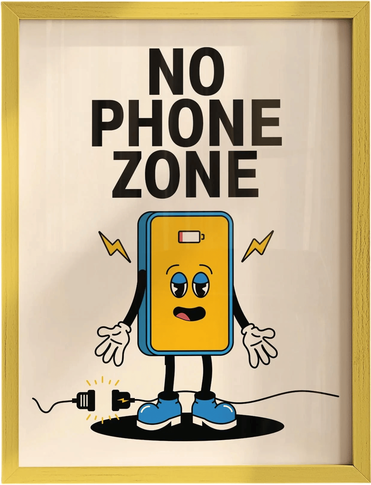 put your phone away for half the day