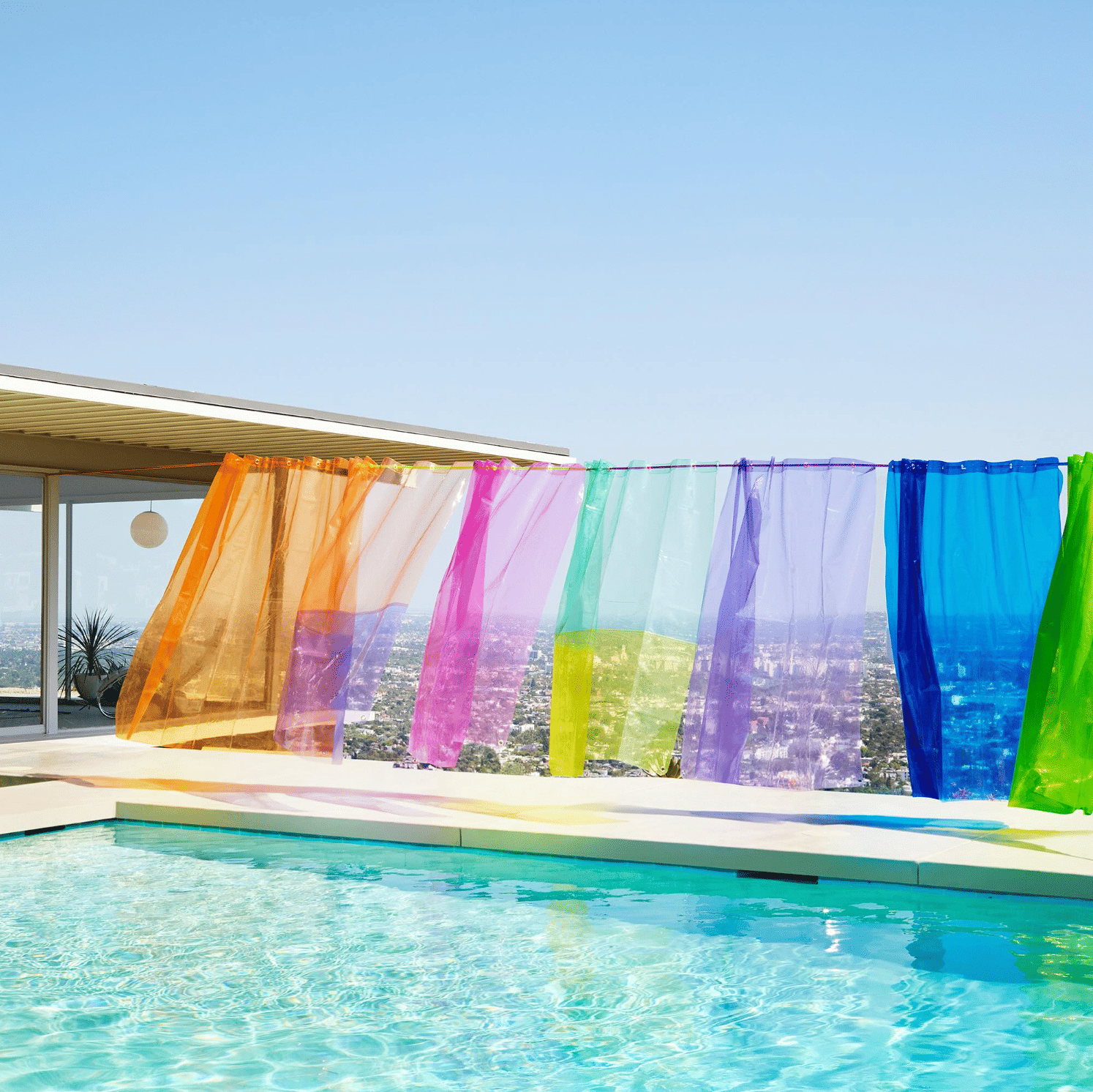 Quiet Town - Sun Shower Curtains