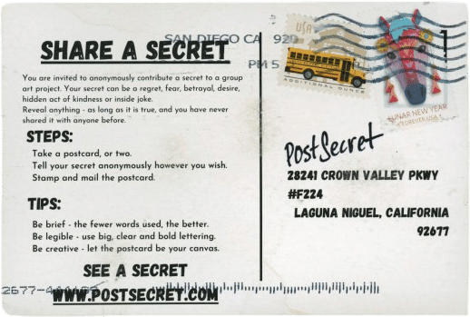 Anonymous Confessional