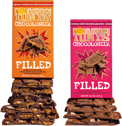 Tony's Chocolonely Filled Bars