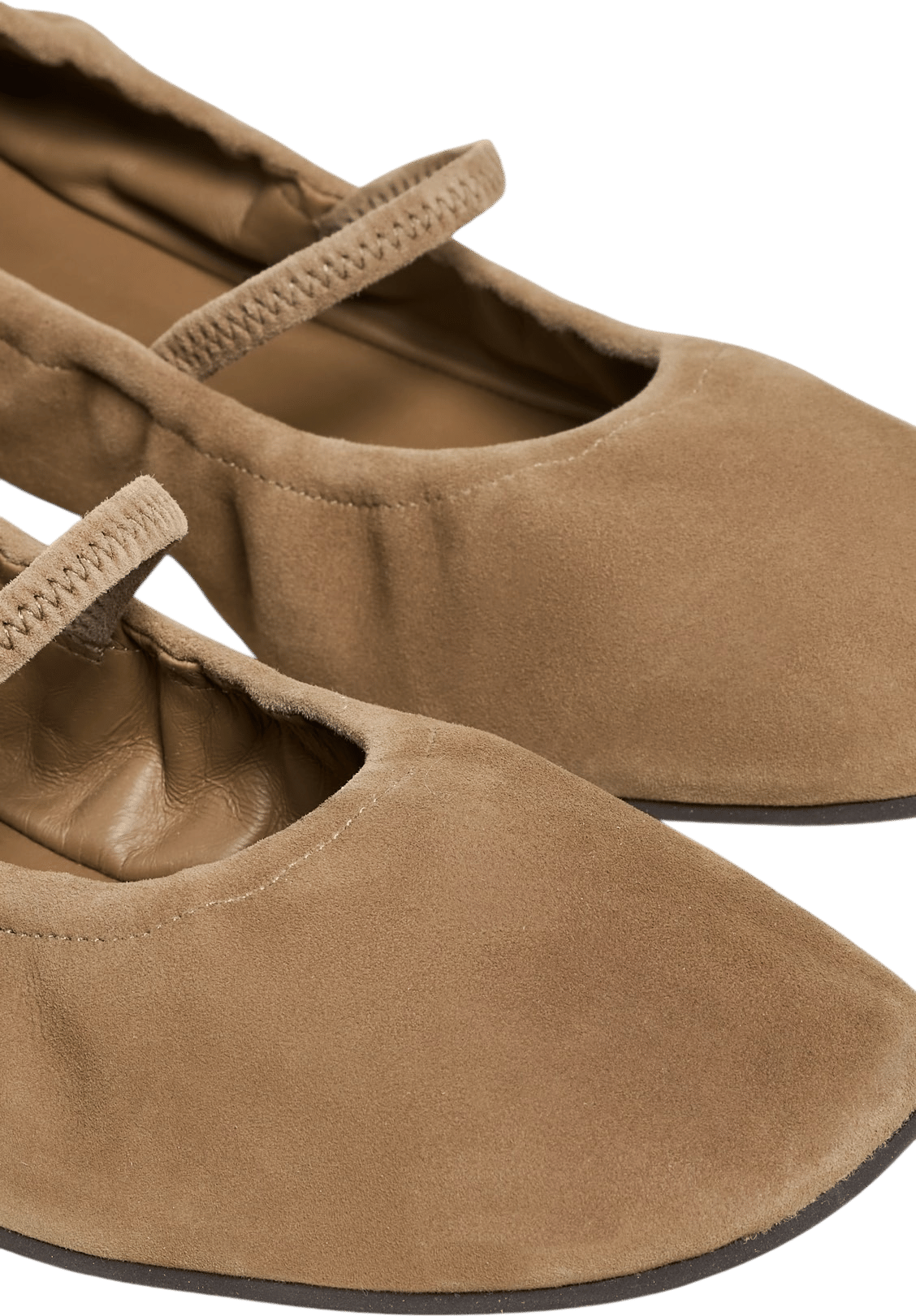 Suede Ballet Flats