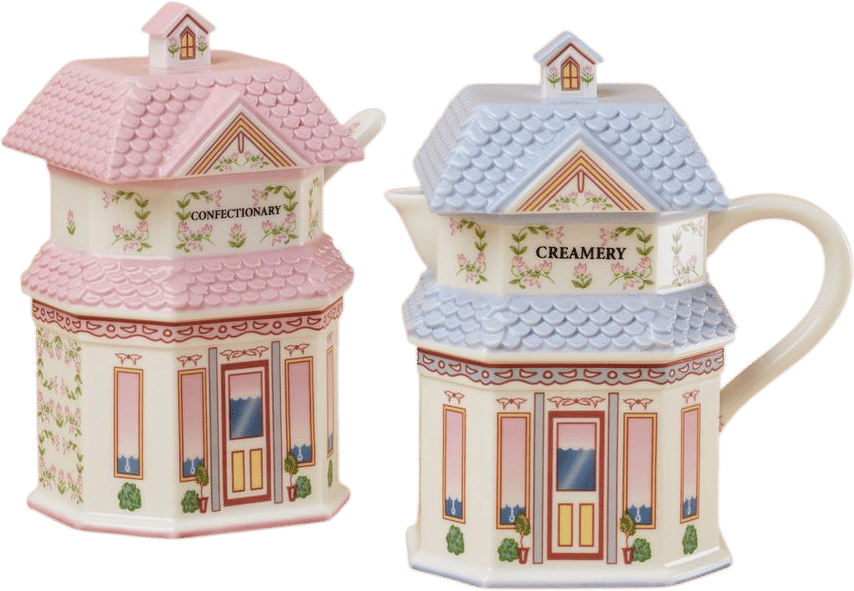 Lenox Spice Village Sugar & Creamer Set