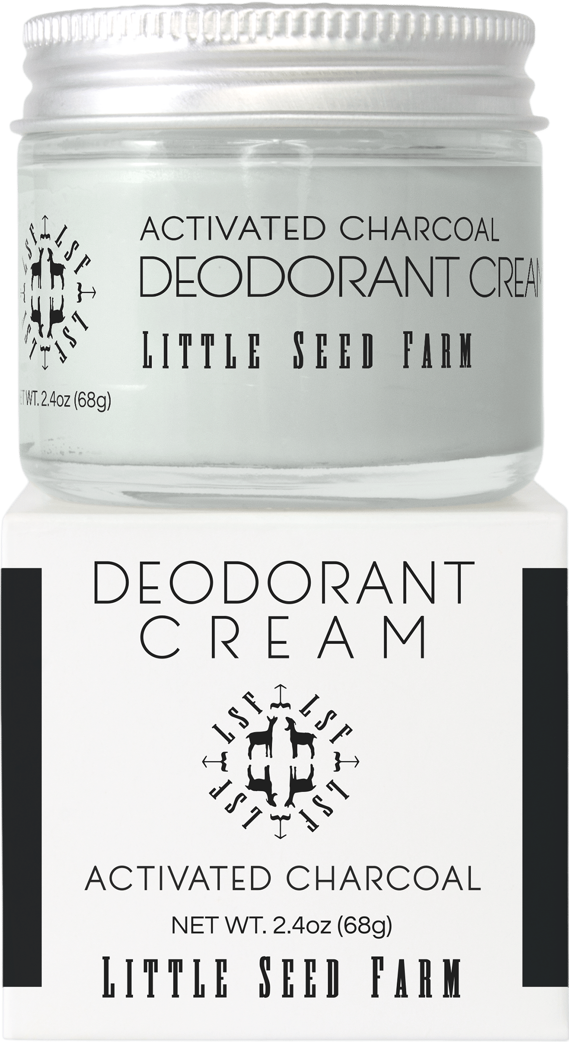 Activated Charcoal Deodorant Cream