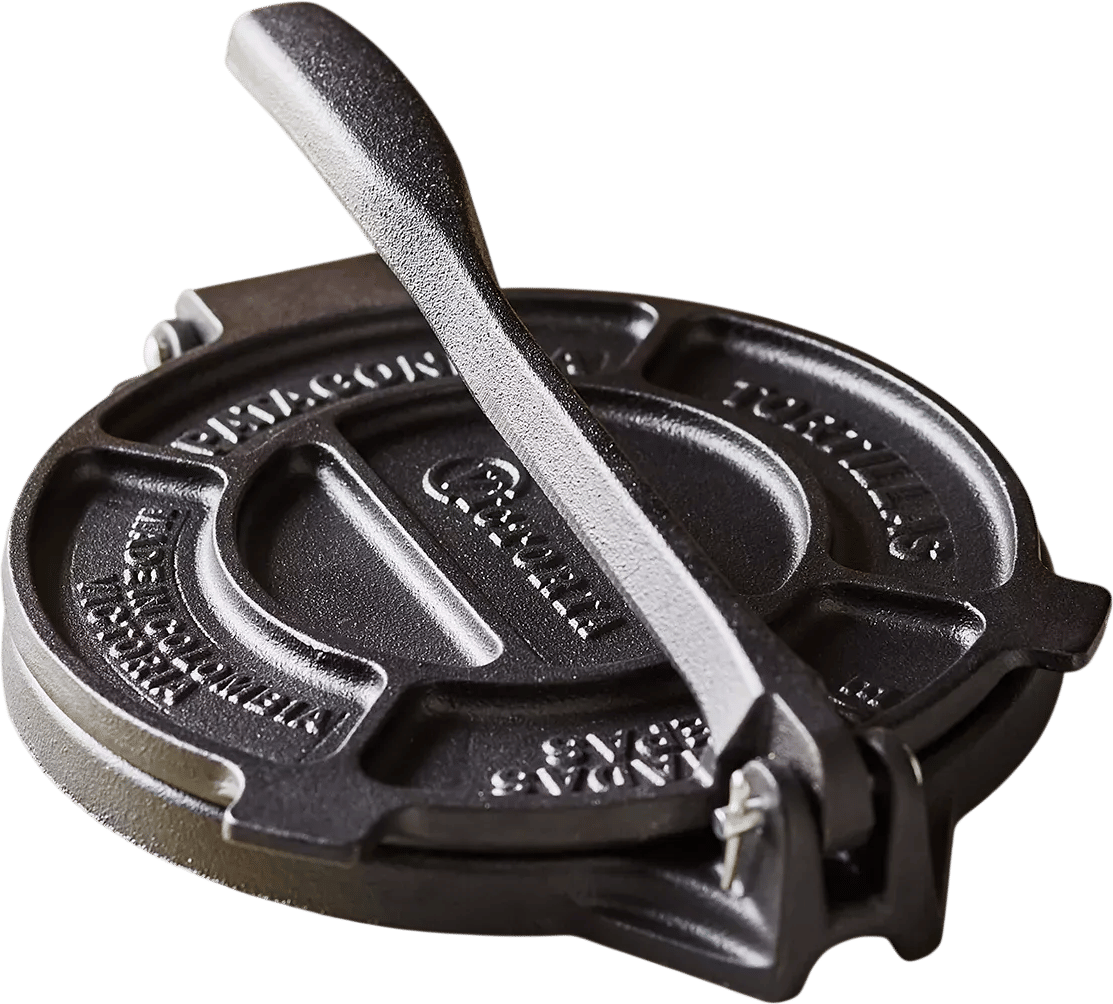 Cast Iron Tortilla Press, 8"