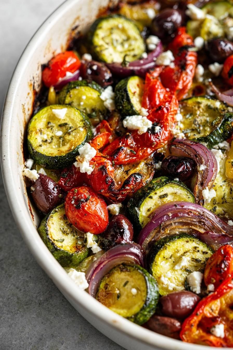 One Pan Greek Vegetables Recipe