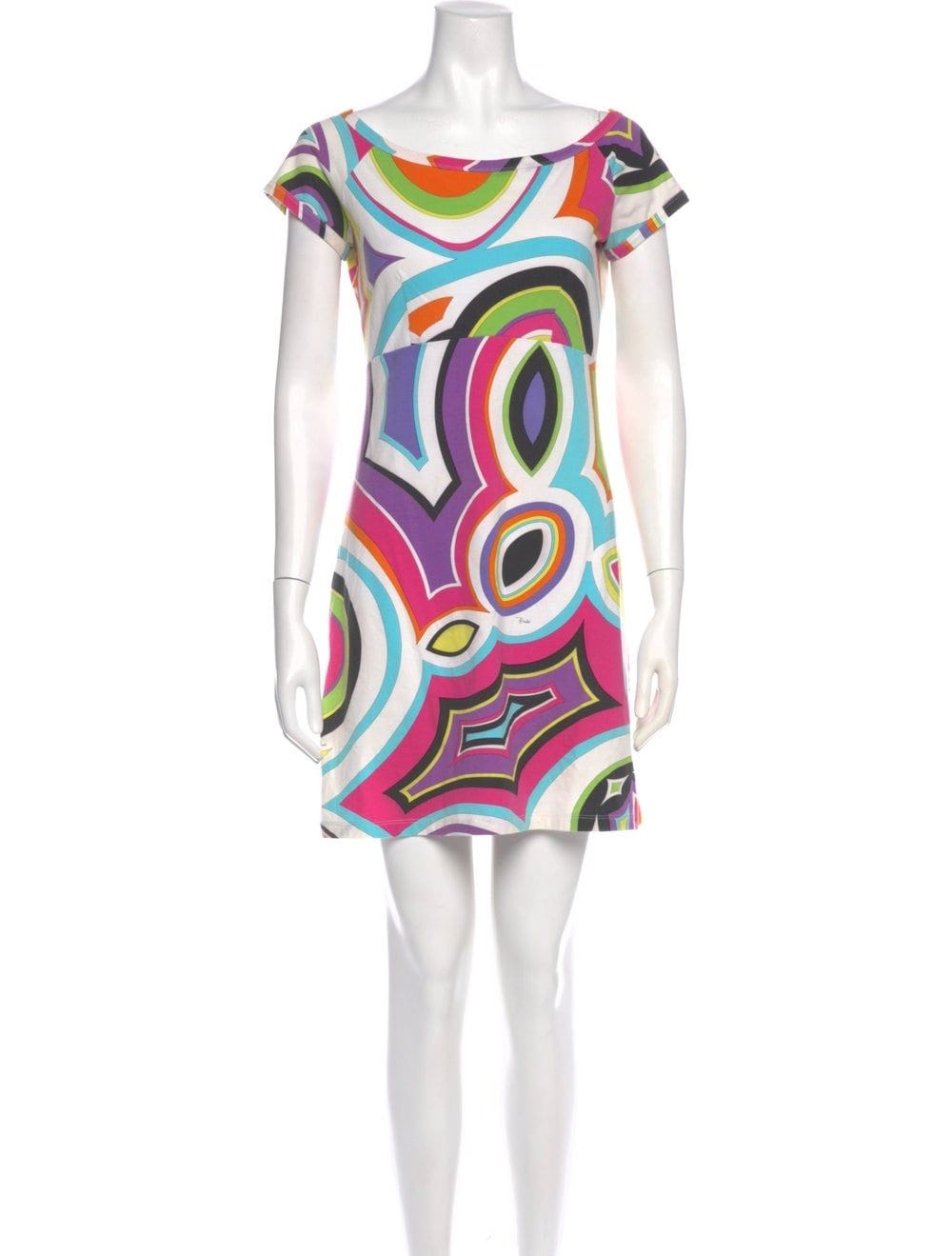 Vintage Emilio Pucci Swirling Pattern Dress