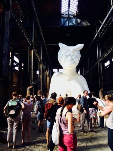 A Subtlety, or the Marvelous Sugar Baby by Kara Walker