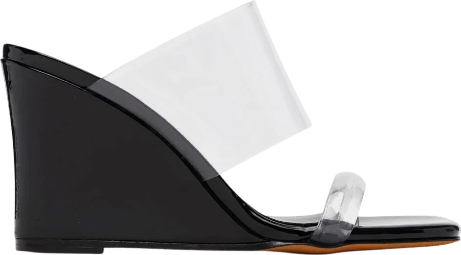 Maryam Nassir Zadeh Olympia Wedge (Black Calf)