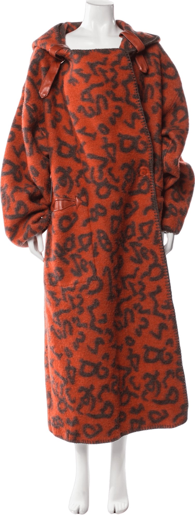 Jean Charles de Castelbajac 1980's Orange Coat