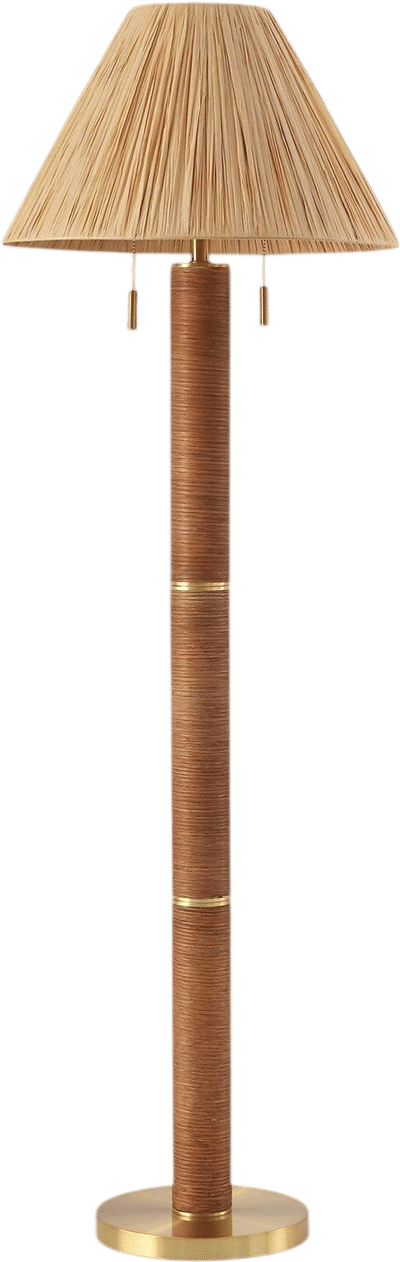 Rayvi 62-Inch Paper Metal Floor Lamp