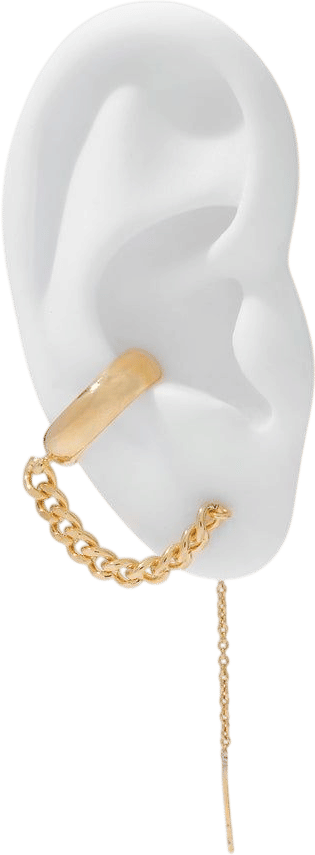 Lady Grey Fragment Ear Threader in Gold
