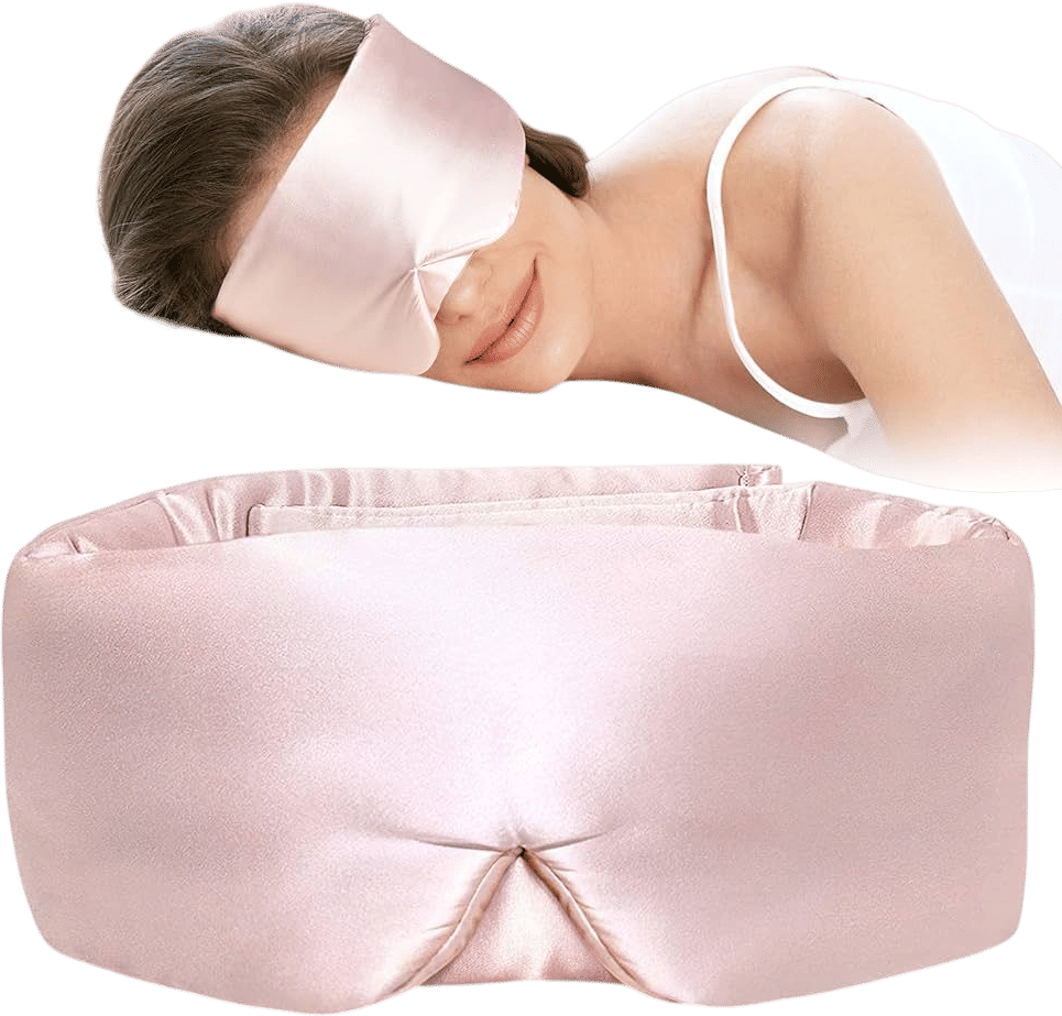 LitBear Silk Sleep Mask for Side Sleeper