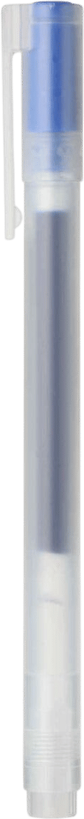 MUJI Gel Ink Ballpoint Pen 0.38 mm Blue