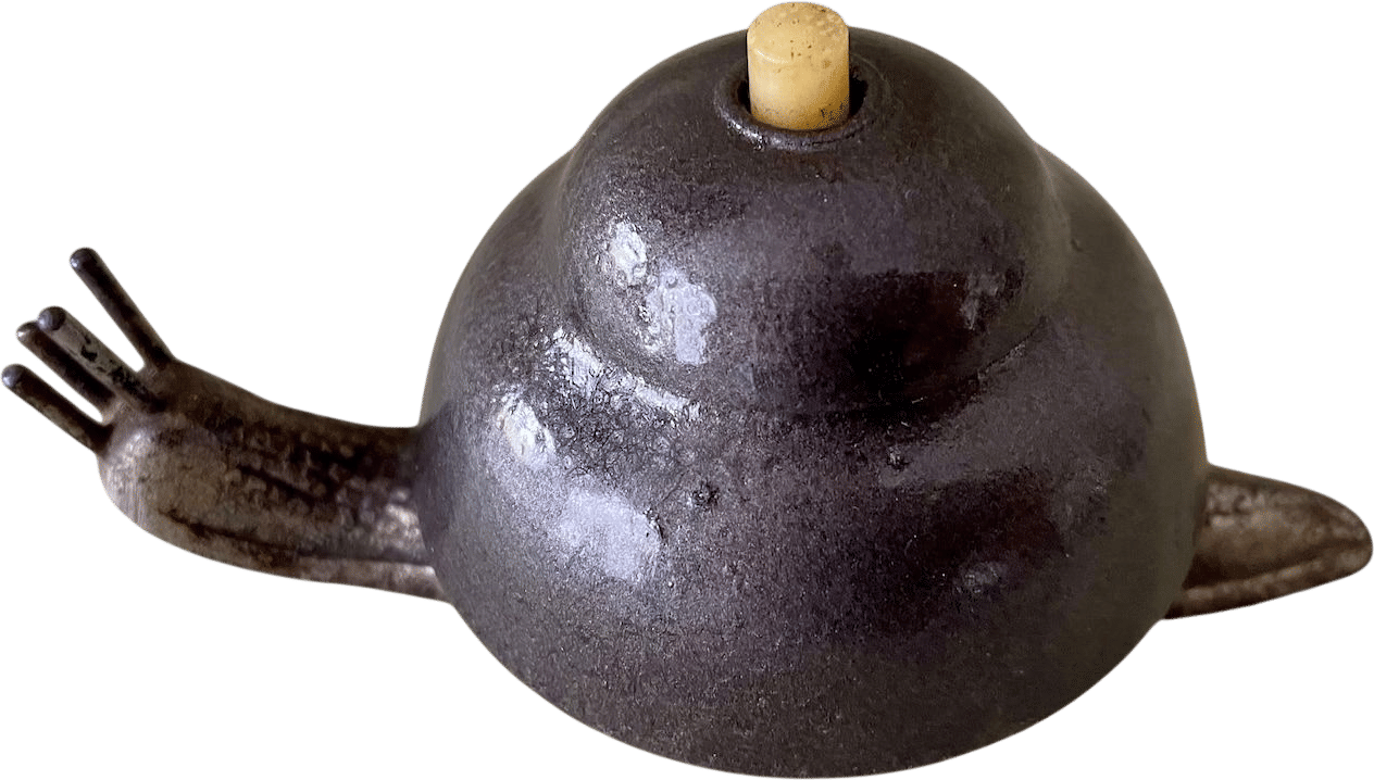 Antique Cast Iron Snail Front Desk Bell