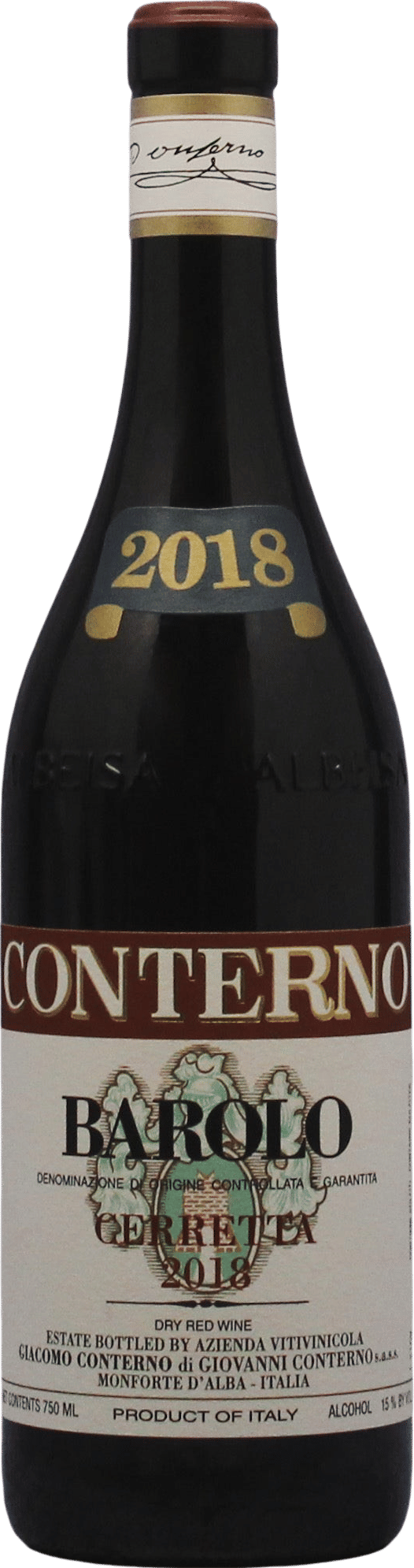 2018 Giacomo Conterno Barolo Cerretta