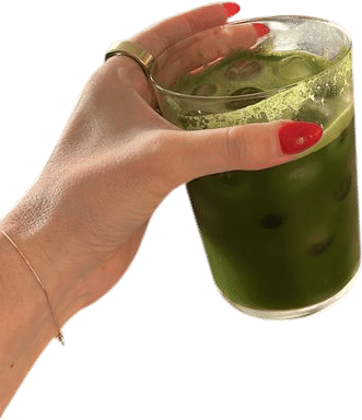 sparkling iced matcha