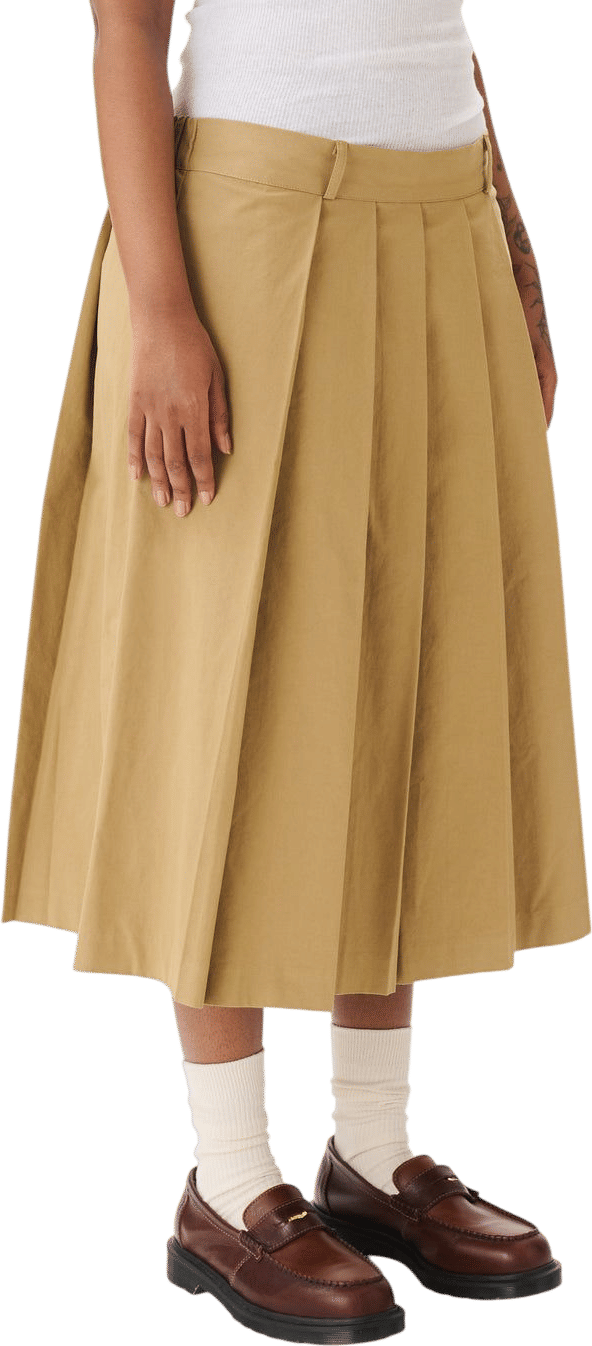 Estudio Niksen Pleated Cotton Skirt