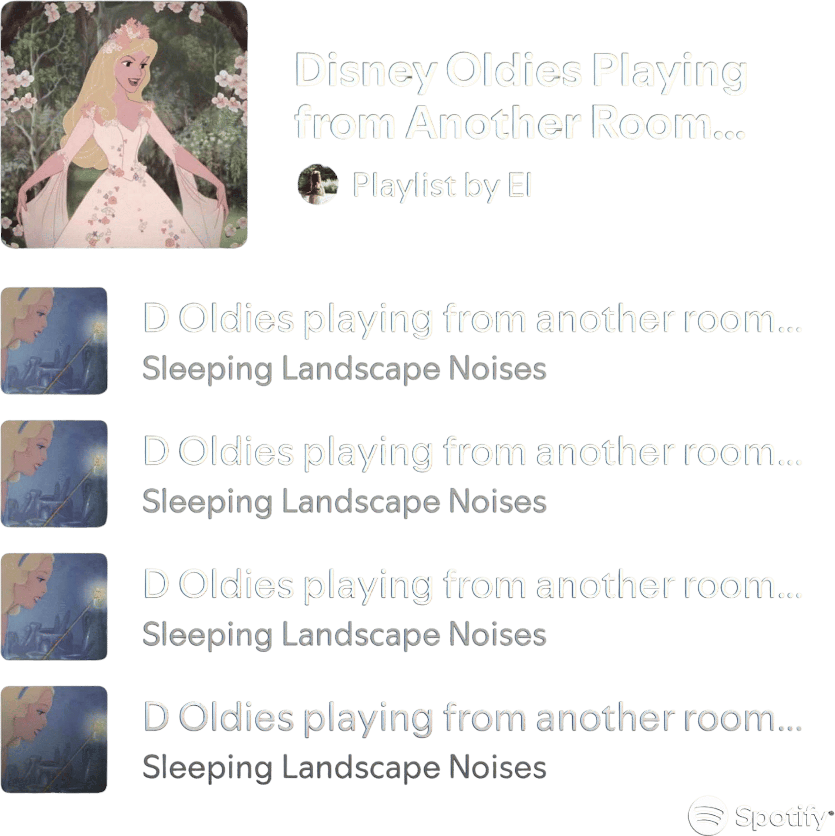 Disney Oldies Playing from Another Room While it’s Raining