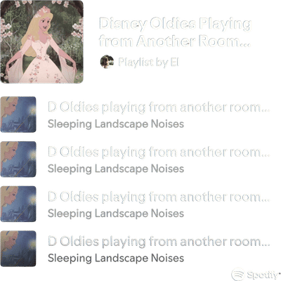 Disney Oldies Playing from Another Room While it’s Raining