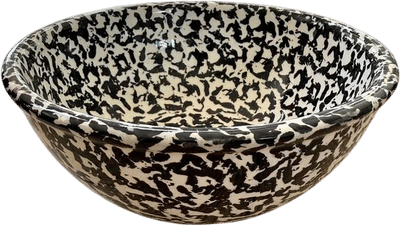 Black Whiteware Bowl