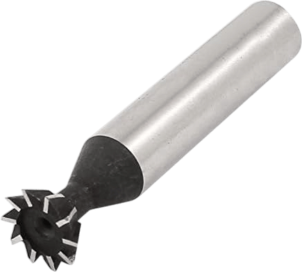 Aexit 1/2" Cutting Dia 60 Degree 10 Flutes Dovetail Router Bit