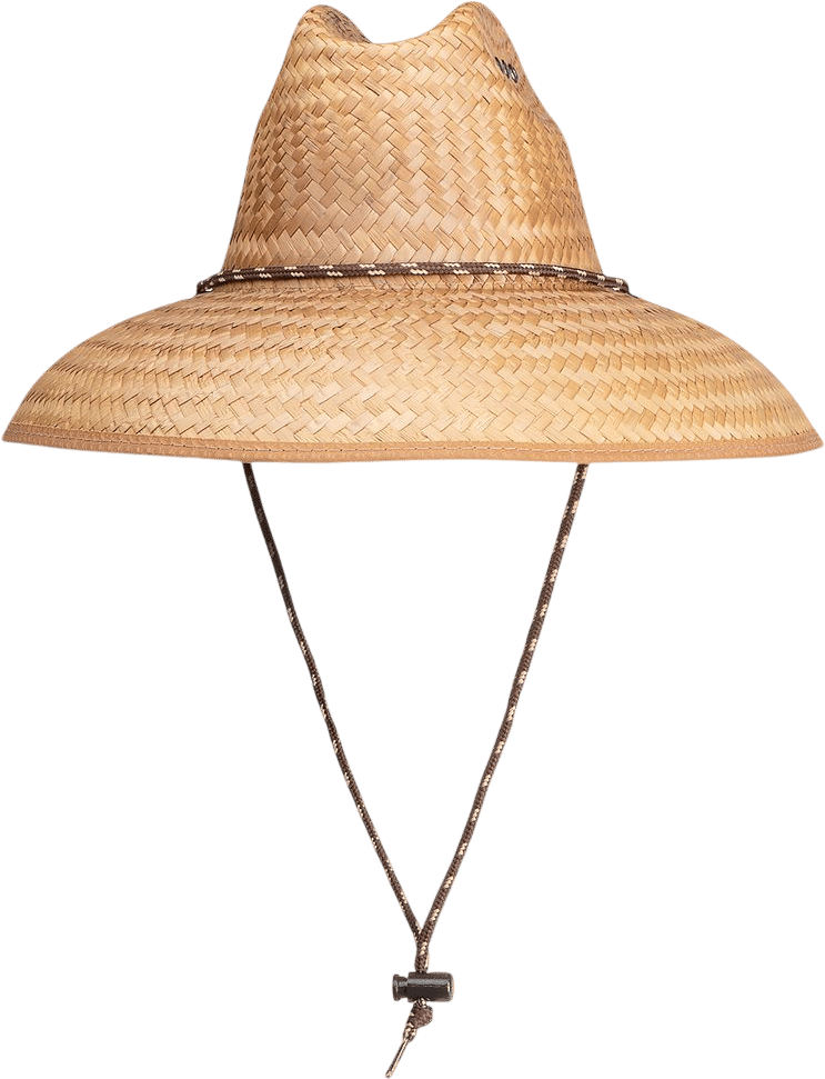 5" Brim Straw Lifeguard Hat 
