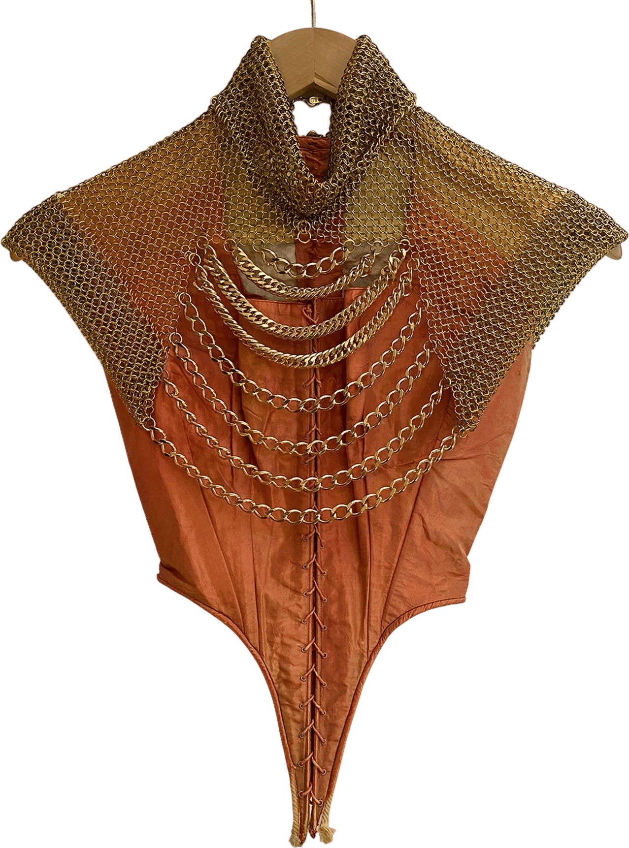 Falconiere Cowl Neck Capelet (Brass)