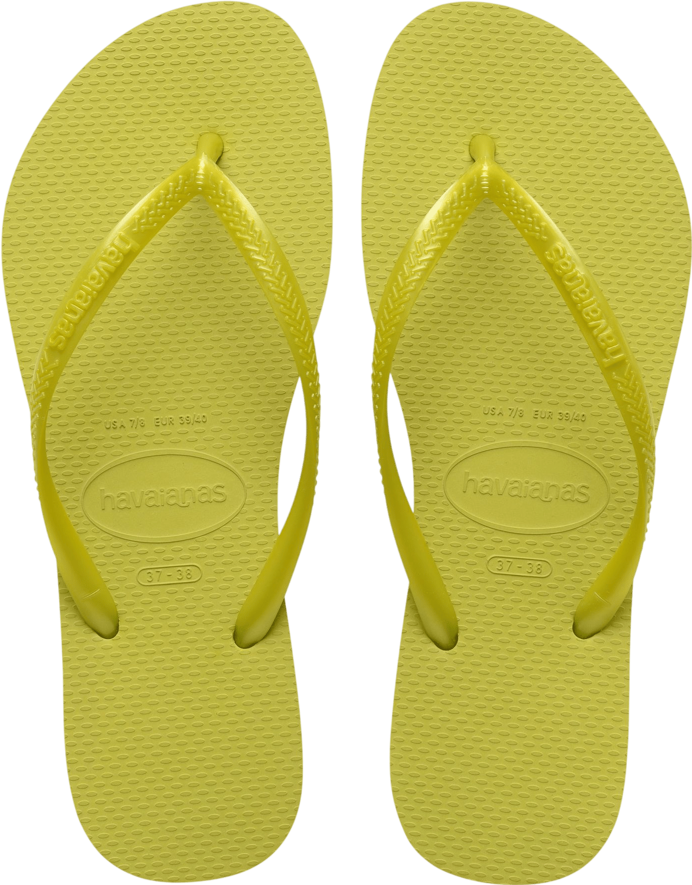 Havaianas Women's Slim Flip Flops Lime