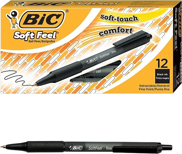 bic softfeel medium black