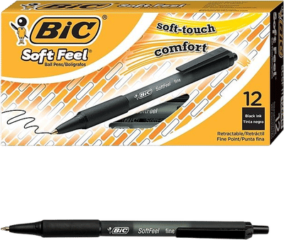 Soft Feel Retractable Ballpoint Pen