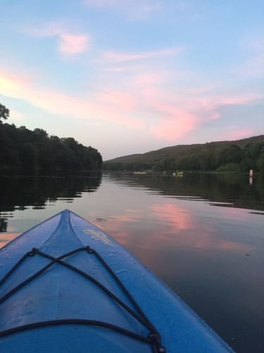 Kayaking on the Delaware River