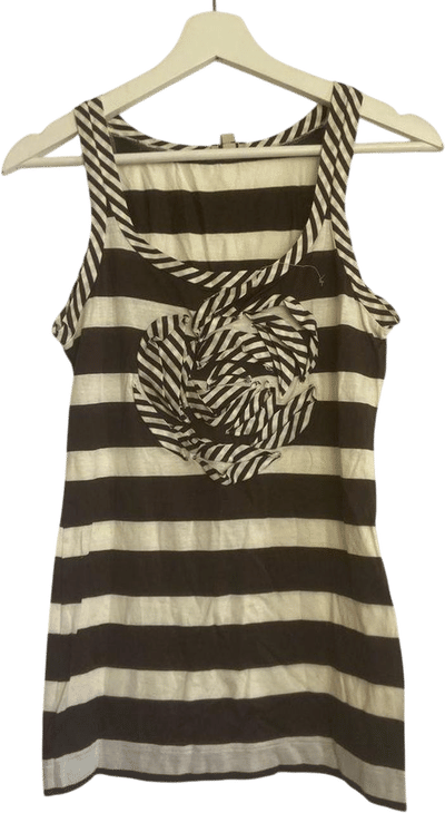 Cop Copine Striped Heart Tank Top