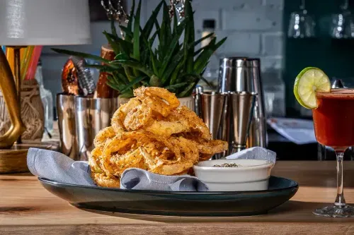 onion rings at no ordinary rabbit
