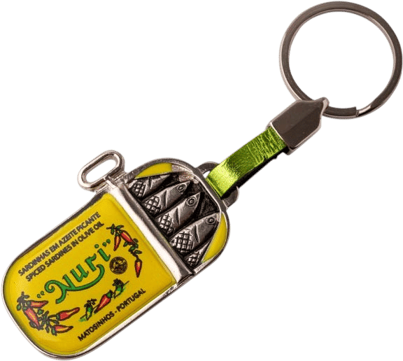 Nuri Sardine Can Keychain