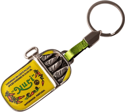 Nuri Sardine Can Keychain
