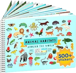 Cupkin Animal Habitats Coloring & Sticker Activity Book