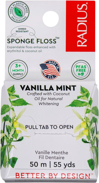 Vanilla Mint "Sponge Floss"