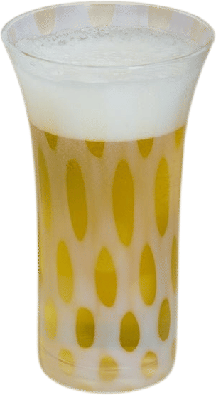 Opal Beer Glass - Circles