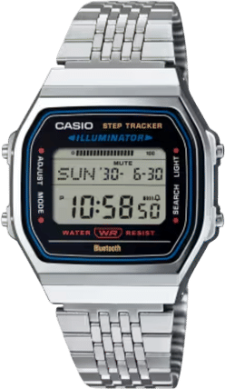 Vintage Silver Digital Watch