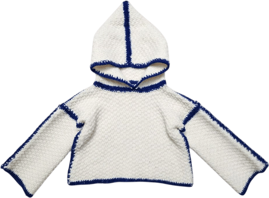 Vintage Kids Toddler Handmade Flare Sleeves Design Hooded Knit Sweater / 24m 2T 3T - Etsy