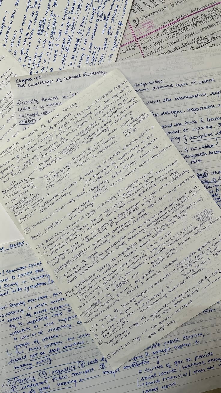 Blank paper notes