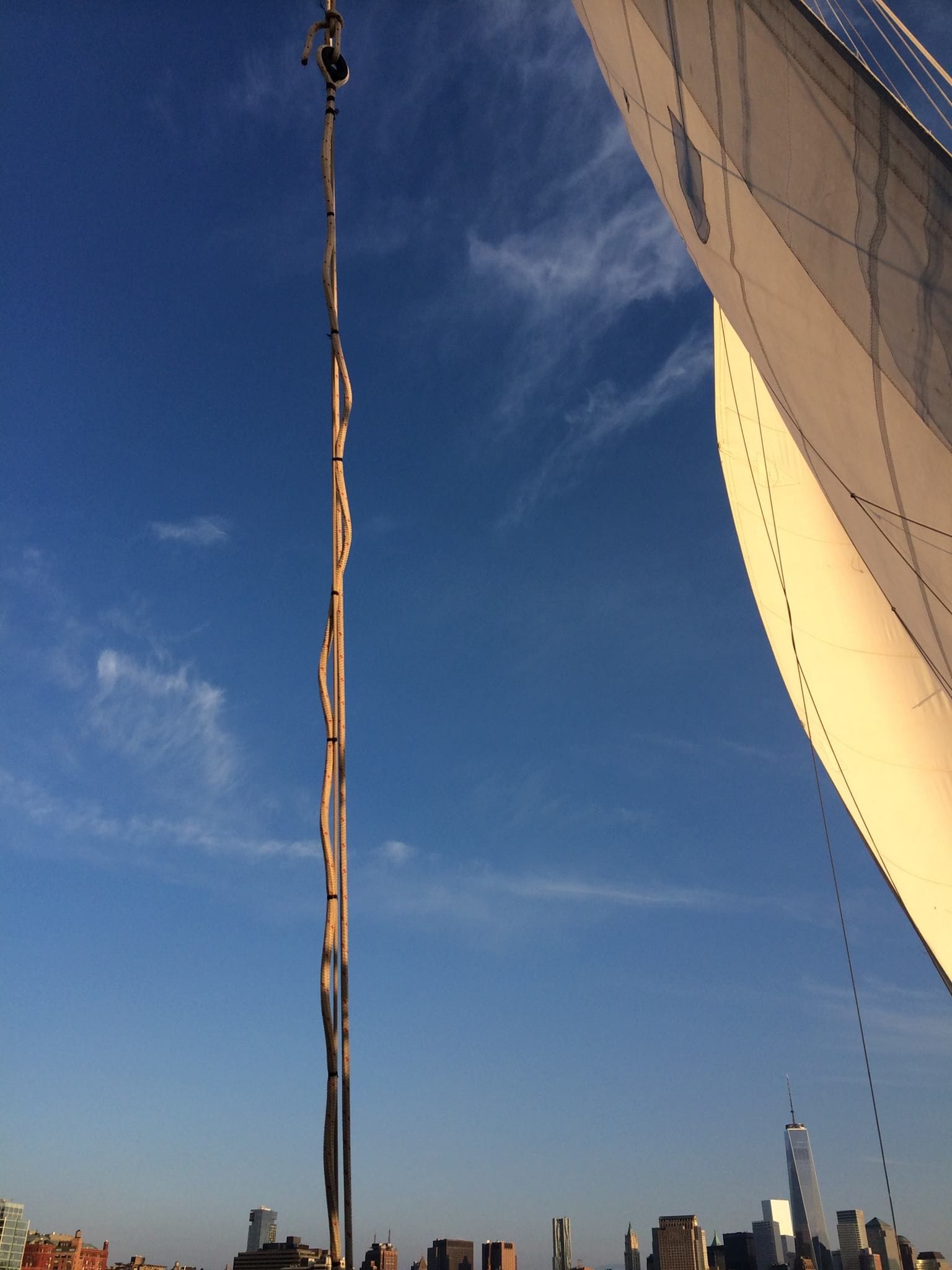 Manhattan sunset sail with architect