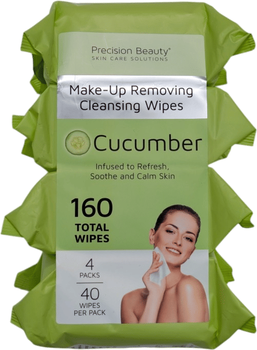 Precision Beauty Cucumber Make-Up Removing Cleansing Wipes
