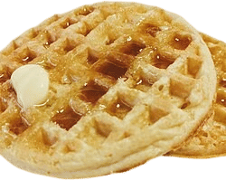 eating frozen waffles straight from the freezer