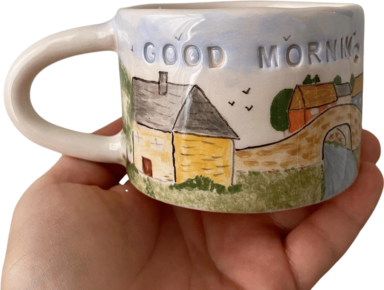 BurlaSeramik Handmade Ceramic Coffee Mug